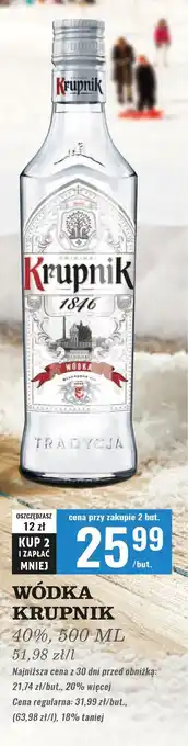 Biedronka Wódka Krupnik Premium oferta