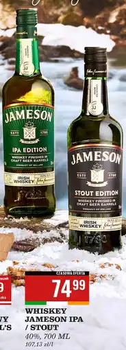 Biedronka Whiskey Jameson Caskmates Stout Edition oferta