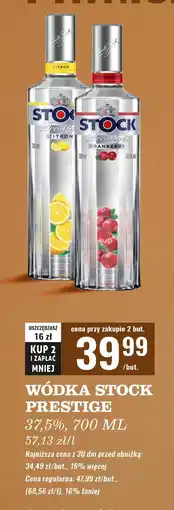 Biedronka Wódka Stock Prestige Cranberry oferta