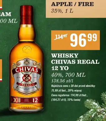 Biedronka Whisky Chivas Regal 12 oferta