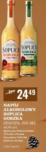 Biedronka Wódka Soplica Gorzka Z Miętą oferta