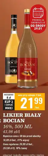 Biedronka Likier Biały Bocian Panna Cotta Z Maliną oferta