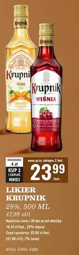 Biedronka Wódka Krupnik Wiśniowy oferta