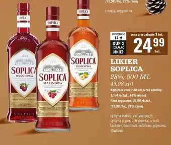 Biedronka Wódka Soplica Śliwkowa oferta