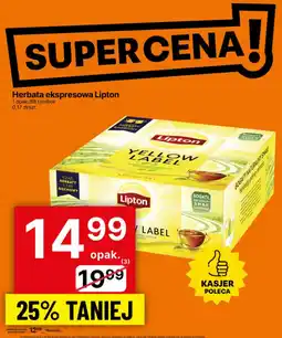 Delikatesy Centrum Herbata eksrpesowa Lipton oferta