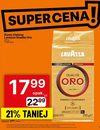 Delikatesy Centrum Kawa mielona Lavazza Qualita Oro oferta