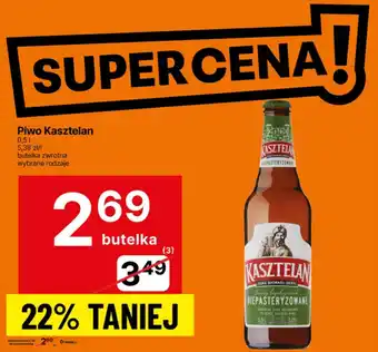 Delikatesy Centrum Piwo Kasztelan oferta