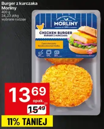 Delikatesy Centrum Burger z kurczaka Morliny oferta