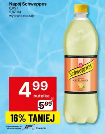 Delikatesy Centrum Napój Schweppes oferta