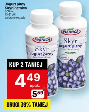 Delikatesy Centrum Jogurt pitny Skyr Piątnica oferta