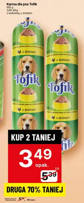 Delikatesy Centrum Karma dla psa Tofik oferta