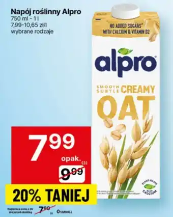 Delikatesy Centrum Napój roślinny Alpro oferta