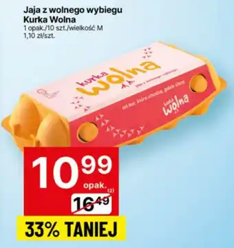 Delikatesy Centrum Jaja z wolnego wybiegu Kurka Wolna oferta