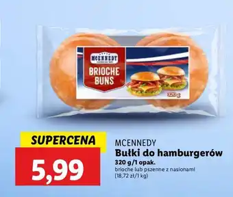 Lidl Bułki hamburgerowe brioche Mcennedy oferta