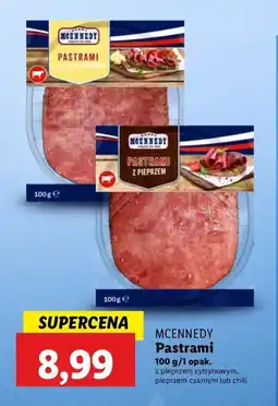 Lidl Pastrami wołowe z pieprzem Mcennedy oferta