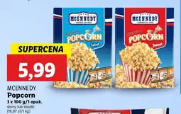 Lidl Popcorn do mikrofalówki solony Mcennedy oferta