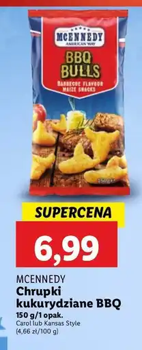 Lidl Chrupki kukurydziane bbq kansas style Mcennedy oferta