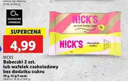 Lidl Wafel czekoladowy bez cukru Nick's oferta