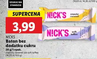 Lidl Baton crunchy caramel Nick's oferta