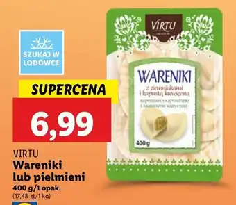 Lidl Wareniki z ziemniakami i kapustą kwaszoną Virtu oferta