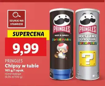 Lidl Chipsy hot & spicy Pringles oferta