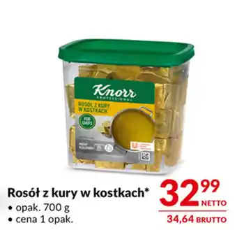 Makro Rosół z kury w kostkach oferta