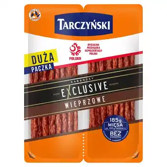 Biedronka Tarczyński Kabanosy Exclusive wieprzowe 250 g (2 x 125 g) oferta