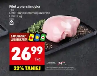 Delikatesy Centrum Filet z piersi indyka Limit oferta