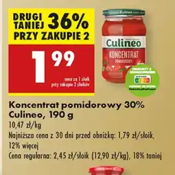 Biedronka Koncentrat pomidorowy Culineo oferta