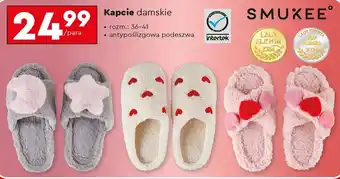 Biedronka Kapcie Smukee oferta