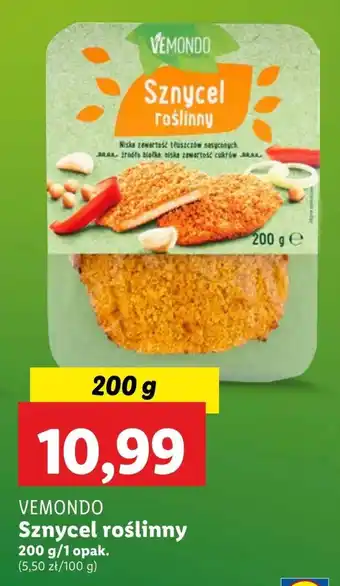 Lidl Sznycel wegański Vemondo oferta