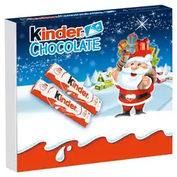 Biedronka Kinder Chocolate Batonik z mlecznej czekolady z nadzieniem mlecznym 50 g (4 sztuki) oferta