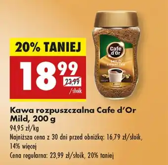 Biedronka Kawa rozpuszczalna Cafe d'Or oferta