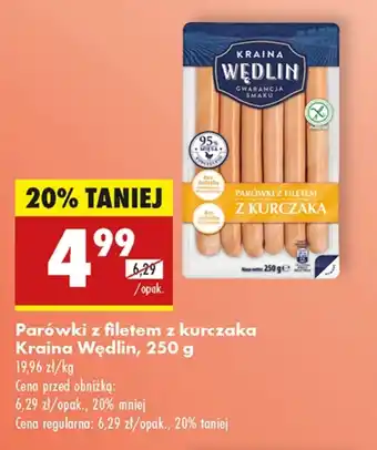 Biedronka Parówki Kraina Wędlin oferta