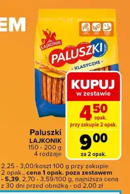 Carrefour Express Paluszki Lajkonik oferta