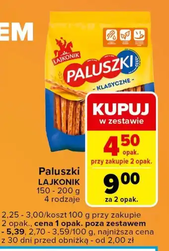 Carrefour Express Paluszki Lajkonik oferta