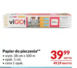 Makro Papier do pieczenia oferta