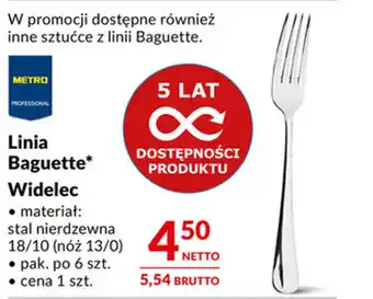 Makro Linia Baguette Widelec oferta