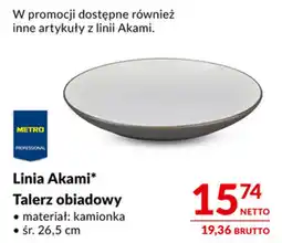 Makro Linia Akami Talerz obiadowy oferta