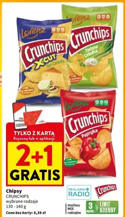 Intermarche Chipsy zielona cebulka Crunchips oferta