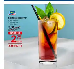 Makro Szklanka long drink oferta