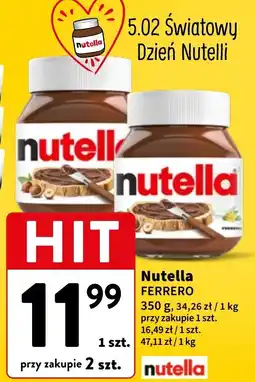 Intermarche Krem czekoladowo-orzechowy Nutella oferta