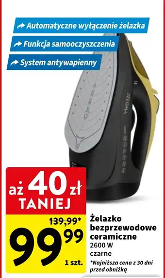 Intermarche Żelazko ceramiczne 2600 w Zeegma oferta