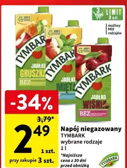 Intermarche Napój jabłko-wiśnia Tymbark 1936 oferta