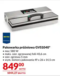 Makro Pakowarka próżniowa GVS1040 oferta