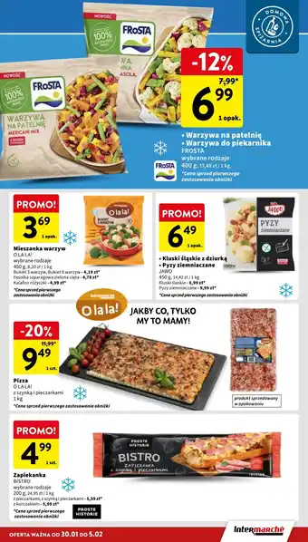 Intermarche Warzywa do piekarnika kalafior-fasola-marchew Frosta oferta