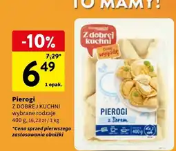 Intermarche Pierogi z serem Z Dobrej Kuchni oferta