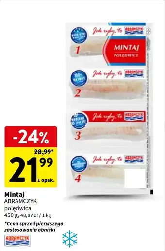 Intermarche Polędwice mintaja Abramczyk oferta