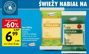 Intermarche Ser gouda - kawałek Mlekpol oferta