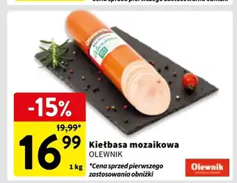 Intermarche Kiełbasa mozaikowa Olewnik oferta